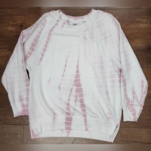 Pink By Victoria Secret Bamboo Tie Dye Legging Crew Sweatshirt, Sz. M(Oversized)